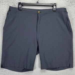 33000 ft Mens Chino Shorts 38 Grey Performance Hiking Outdoor‎ Camping Stretch